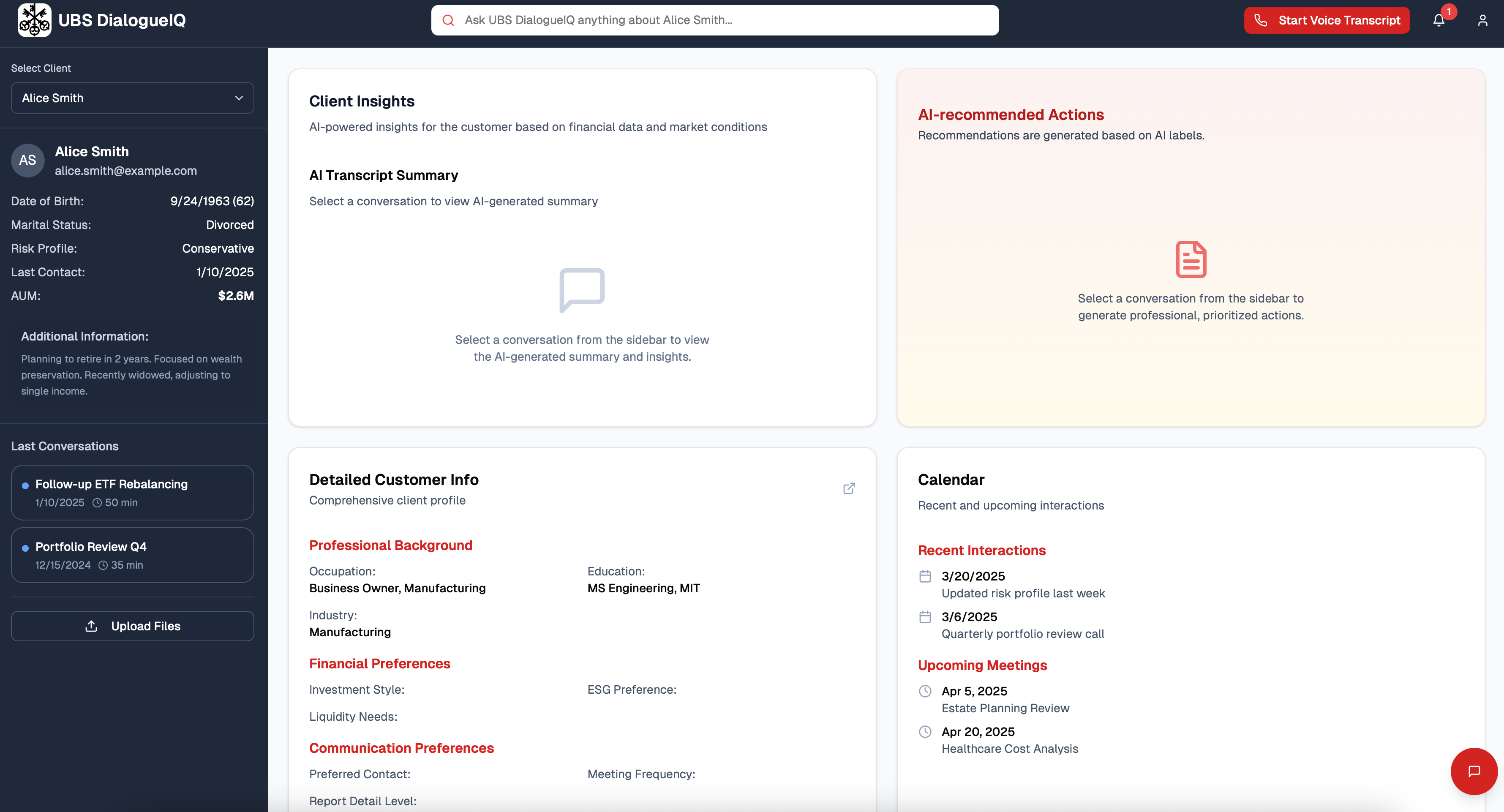 DialogueIQ – Turning Client Conversations into Growth